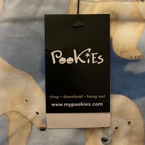 Pookies PJ bottoms new with tags polar bears XL/XXL 100% cotton with pockets.